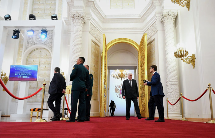 В Кремле начинается церемония инаугурации президента РФ