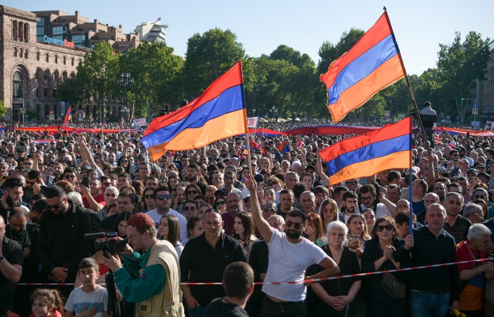 В Армении полиция задержала порядка 50 протестующих против политики Пашиняна