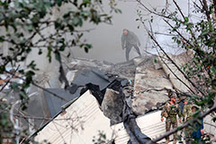 В Белгороде предупредили об угрозе обрушения поврежденной обстрелом многоэтажки