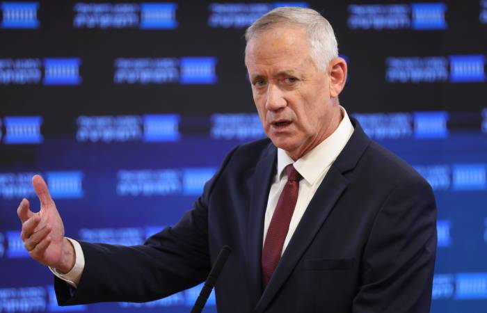 Ганц призвал кабмин Израиля принять план по будущему Газы
