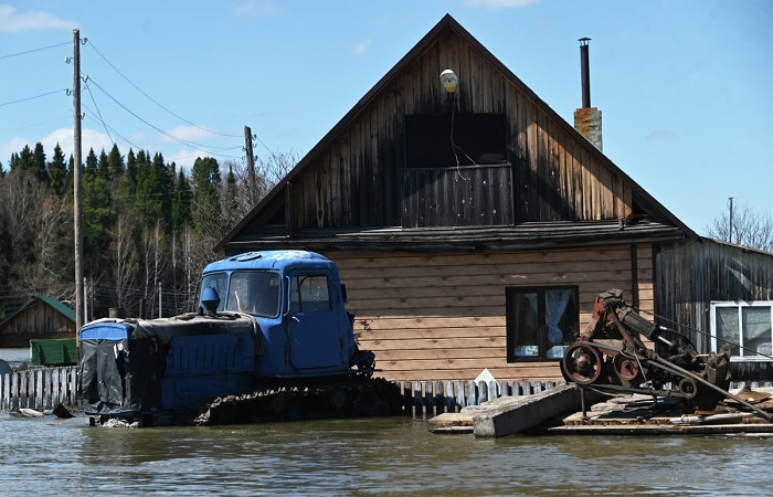 Уровень воды в Ишиме в Тюменской области продолжает снижаться