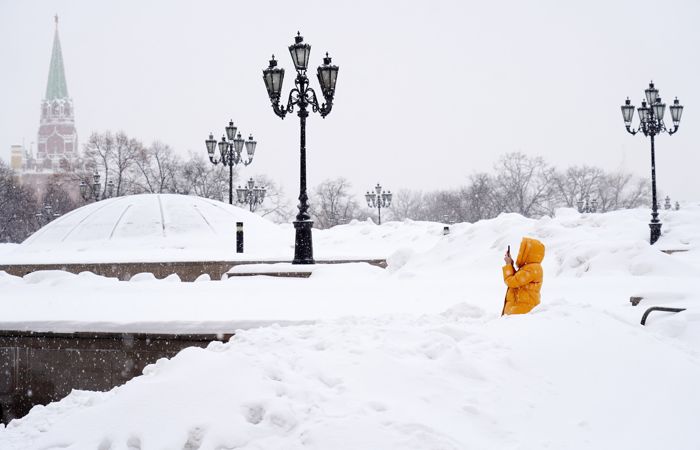 За ночь в Москве выпало более 6 см снега