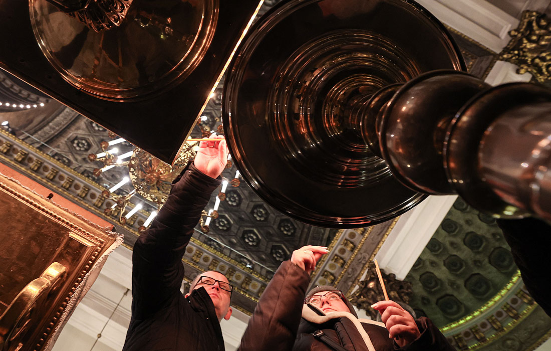 Санкт-Петербург. В Казанском кафедральном соборе