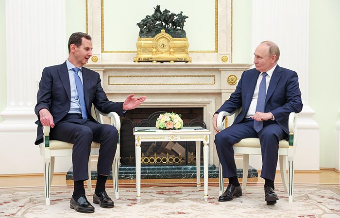 Владимир Путин принял в Кремле Башара Асада