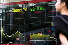 Фондовые индексы АТР снижаются, падение Nikkei 225 превышает 10%