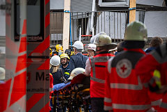 В Германии при обрушении здания гостиницы погиб человек