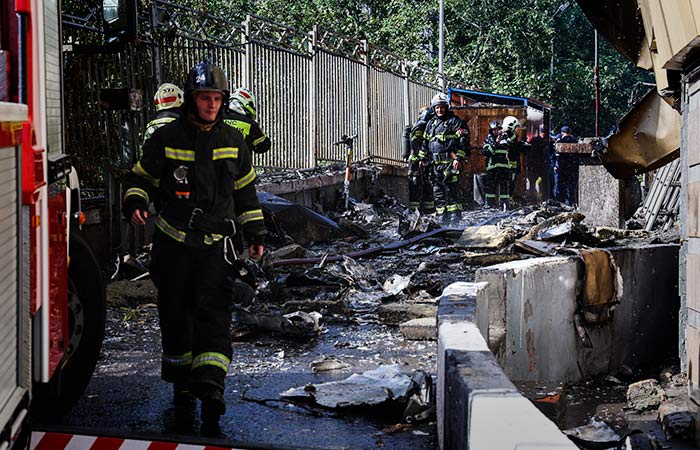 Пожар в ТЦ "Рио" на юго-западе Москвы потушен