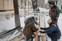 В подмосковном Климовске осталось подать тепло в 37 домов