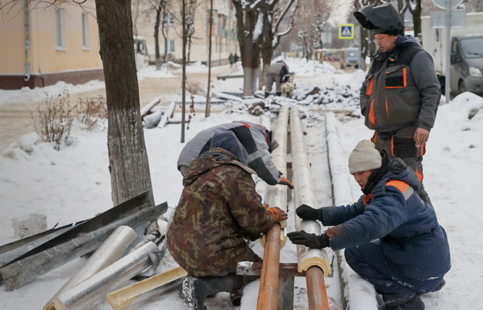 В подмосковном Климовске осталось подать тепло в 37 домов