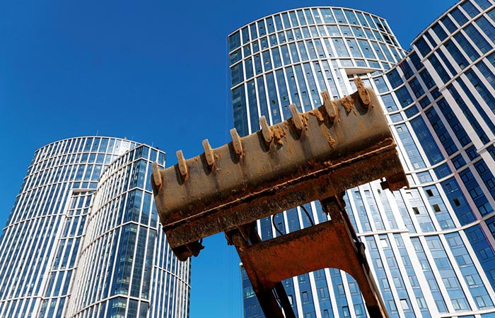 В России объем строительства многоквартирного жилья достиг пятилетнего пика