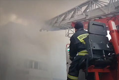 Пожар в Подольске локализован на площади 4,2 тыс. квадратных метров