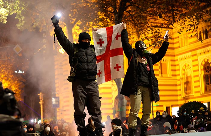 МВД Грузии сообщило о задержании 224 участников протестов за несколько дней