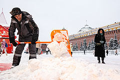 Ледяной дождь ожидается до конца дня в Москве