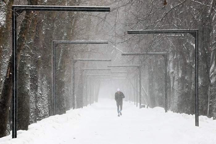 В Москве ночью снег с дождем продолжится