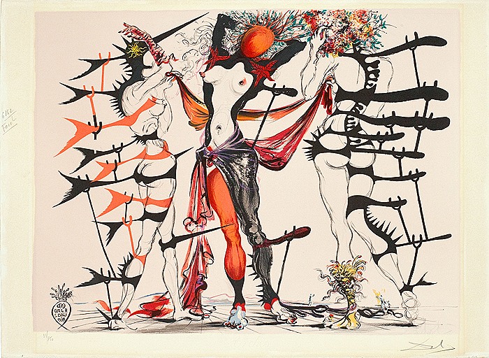 Более 80 работ Сальвадора Дали представят на выставке "Женщины-цветы"