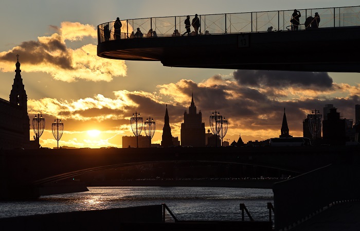 Апрельская погода установилась в Москве