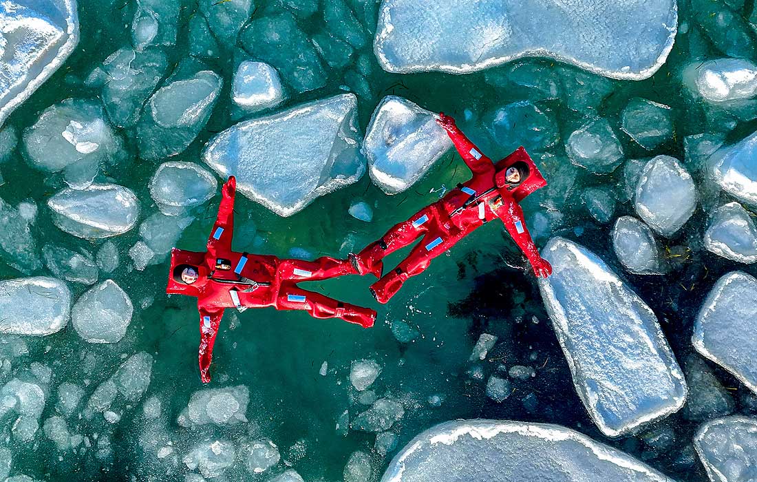 Айс-флоатинг во Владивостоке