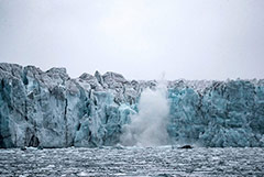 Ледники Шпицбергена тают столь же быстро, как во времена мамонтов