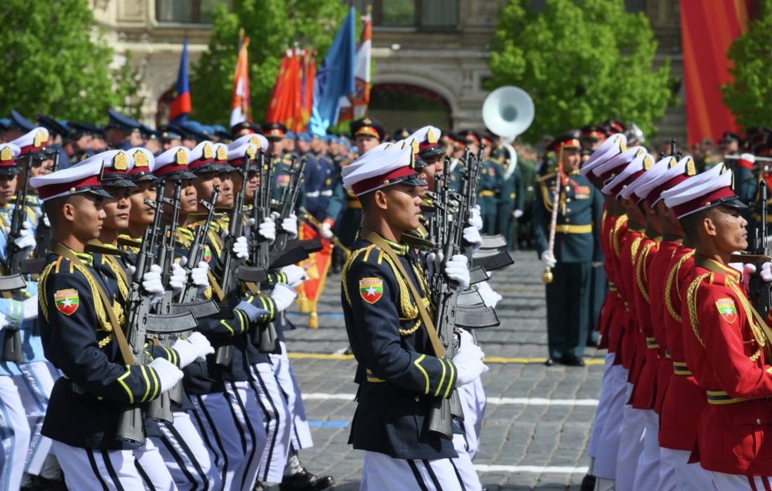 Военнослужащие Вооруженных сил Мьянмы