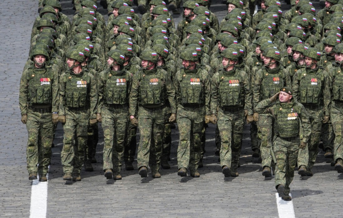 Парадный расчет военнослужащих - участников СВО