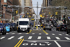 Нью-Йорк первым из городов США ввел сбор для борьбы с автомобильными пробками