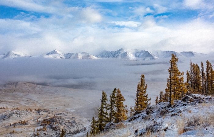 Снег лежит на 80% территории азиатской части страны