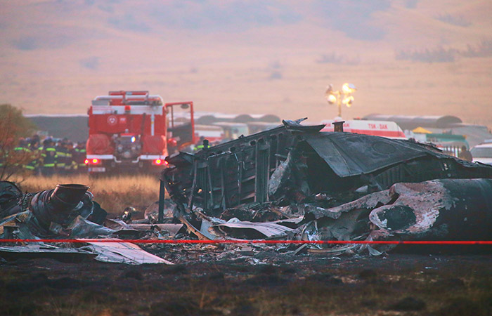 На месте падения турецкого самолета в Грузии обнаружены тела всех погибших