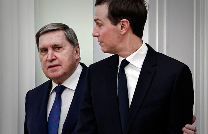Ушаков отметил, что Кушнер очень активно работает над украинским урегулированием