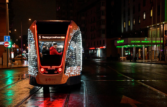 В Москве открыли трамвайную линию между Белорусским и Рижским вокзалами