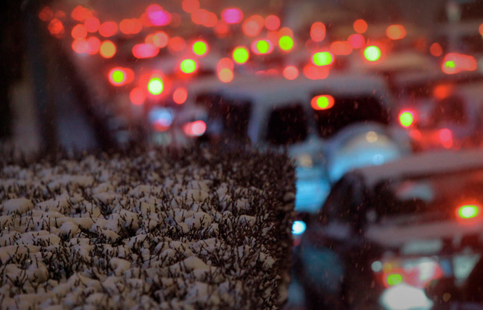В Москве пробки достигли семи баллов