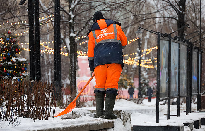 Снегопад в Москве сохранится до 5 января включительно