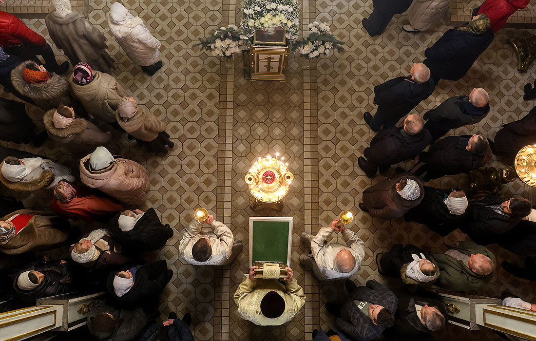 В церкви иконы Божьей Матери "Всех скорбящих Радость"  в Рязани