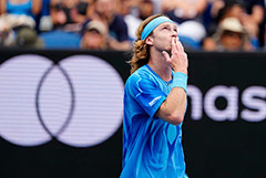 Андрей Рублев победил в первом круге Australian Open