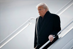 Трамп прибыл в Швейцарию для участия в экономическом форуме в Давосе