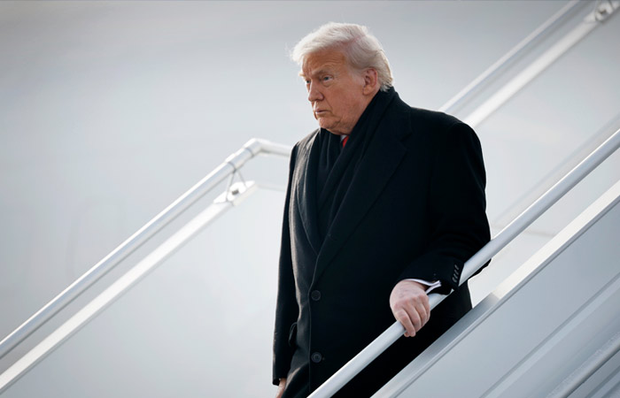Трамп прибыл в Швейцарию для участия в экономическом форуме в Давосе