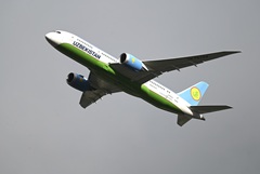 Резервный борт Uzbekistan Airways вылетел из аэропорта Красноярска в Ташкент