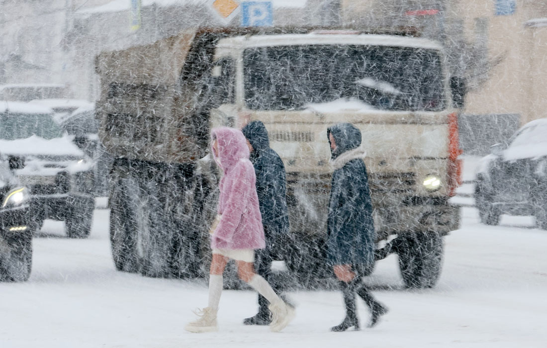 Снегопад в Ростове-на-Дону