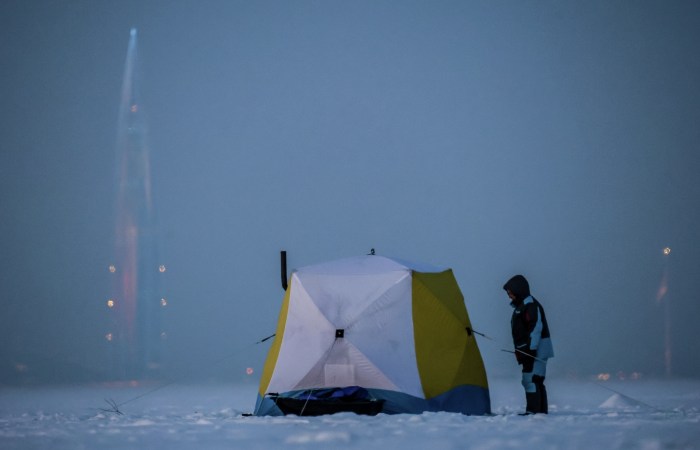 Финский залив полностью покрылся льдом