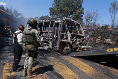 Не менее 14 человек погибли в Мексике в столкновениях после гибели лидера наркокартеля