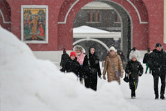 Высота сугробов в Москве в феврале достигла абсолютного рекорда - 86 см