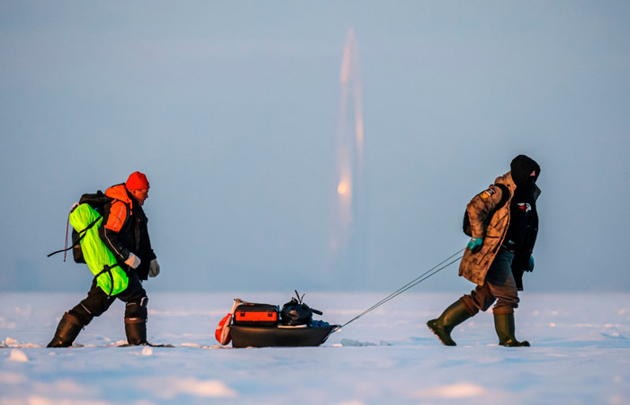 Лед на Финском заливе начал разрушаться