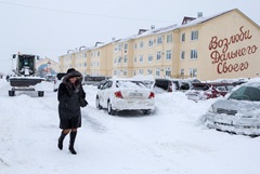 Юг Сахалина оказался во власти снежного циклона