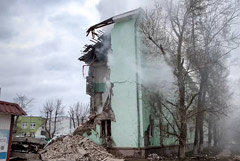 Один пострадавший при обрушении подъезда в Сызрани остается в тяжелом состоянии