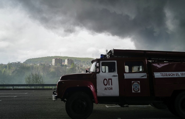 В Туапсе ликвидировали открытое горение на морском терминале