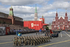 На параде 9 мая по Красной площади пройдет только пешая колонна