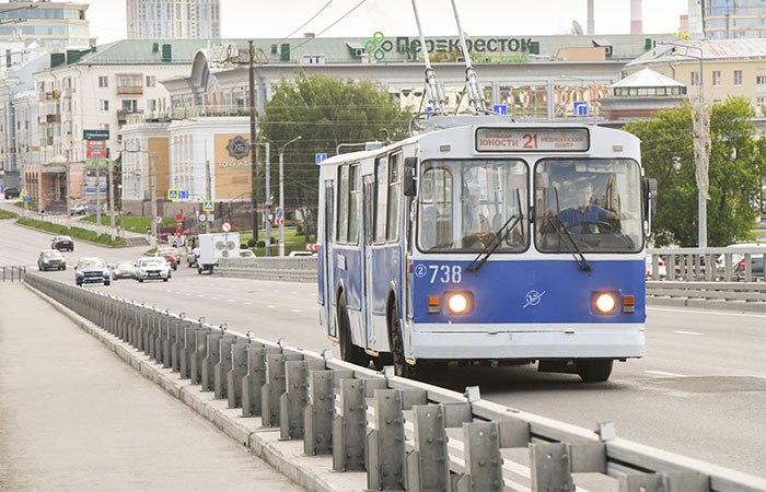 В Чебоксарах остановили общественный транспорт