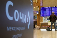 Аэропорт Сочи приостановил работу