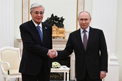 Путин заявил, что приезд Токаева показывает уровень отношений с Казахстаном