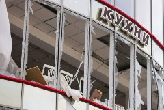 Ряд магазинов поврежден в результате взрыва на АЗС в Пятигорске