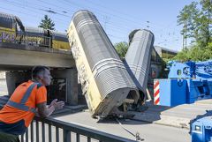 Один человек погиб при столкновении товарных поездов в Мюнхене